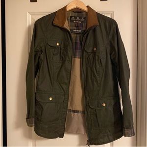 Barbour Wax Jacket Olive Green